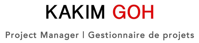 Kakim Goh - Project Manager